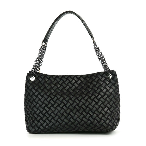 Classic Woven Design Tote Handbag