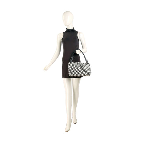 Classic Woven Design Tote Handbag