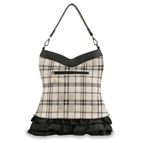 Vest Design Tall Hobo Handbag