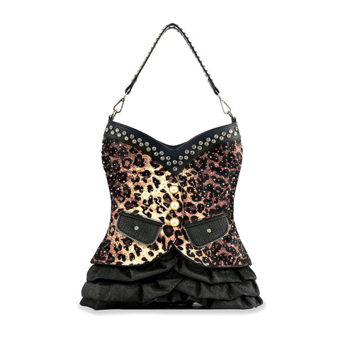 Vest Design Sparkling Hobo Handbag