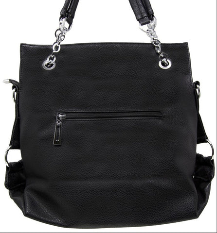 Skull Design Rhinestone Fashion Handbag