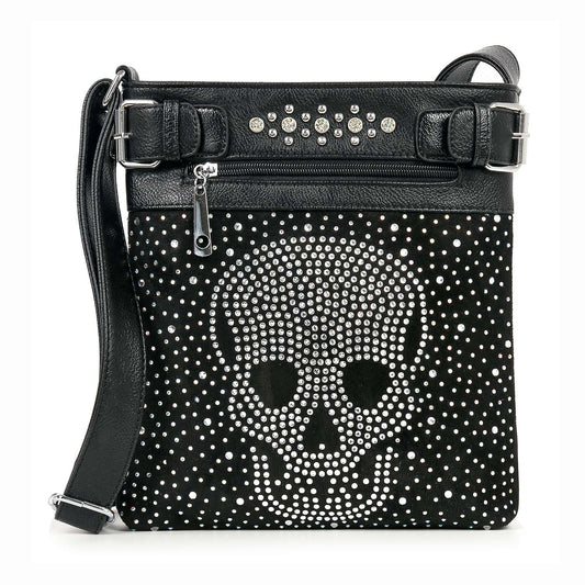 Iridescent Skull Crossbody Sling