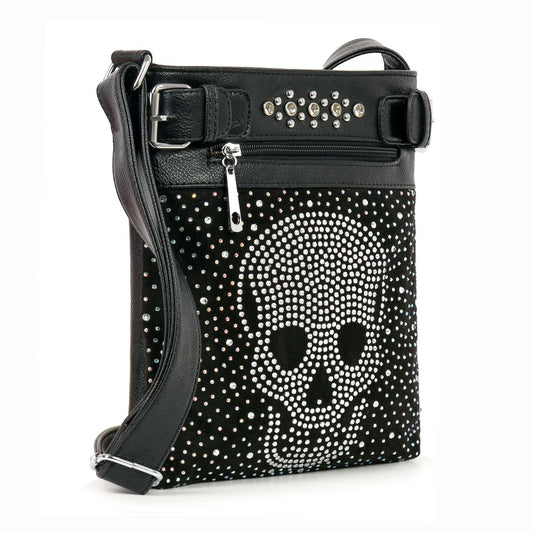 Iridescent Skull Crossbody Sling