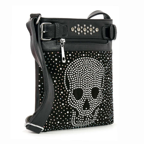 Iridescent Skull Crossbody Sling
