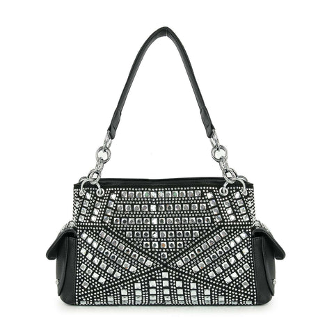 Rhinestone Covered Fashion Handbag