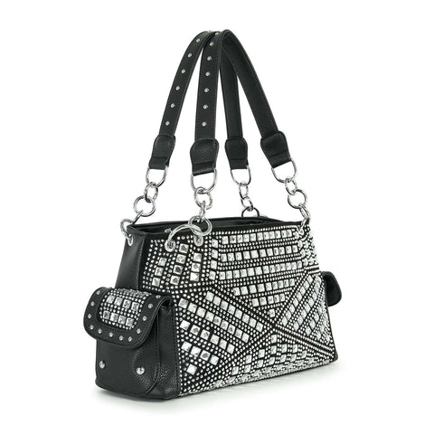 Rhinestone Covered Fashion Handbag