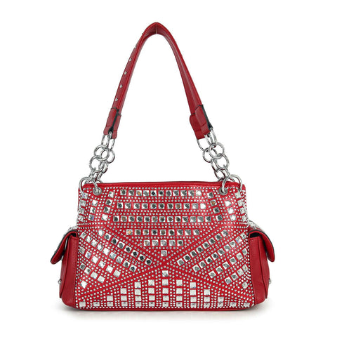 Rhinestone Covered Fashion Handbag