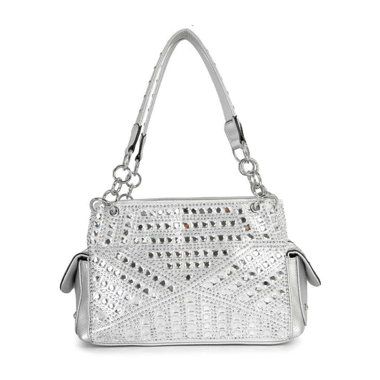 Rhinestone Covered Fashion Handbag
