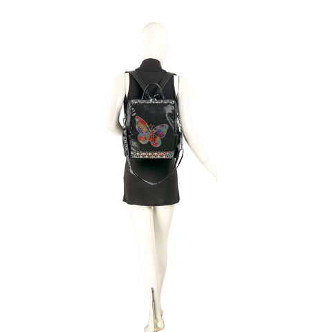 Beaded  Butterfly Fashion Backpack