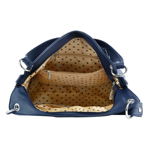 Rhinestone Design Layered Handbag