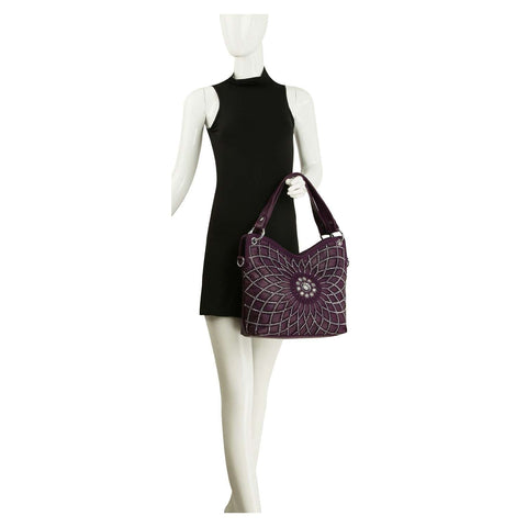 Rhinestone Design Layered Fashion Bag