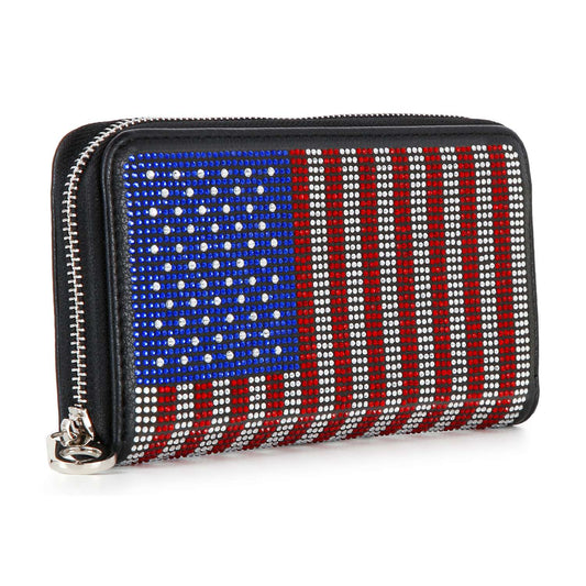 American Flag Bling Wallet