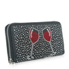 Rhinestone Wine Glasses Bling Wallet