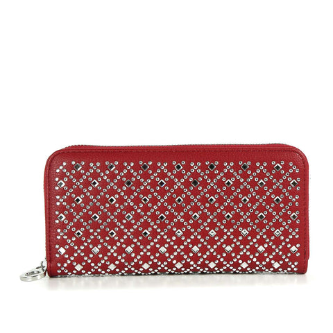 Dazzling Rhinestone Pattern Wallet