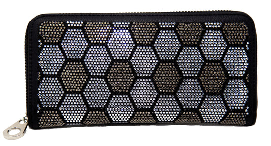 Unique Rhinestone Pattern Fashion Wallet