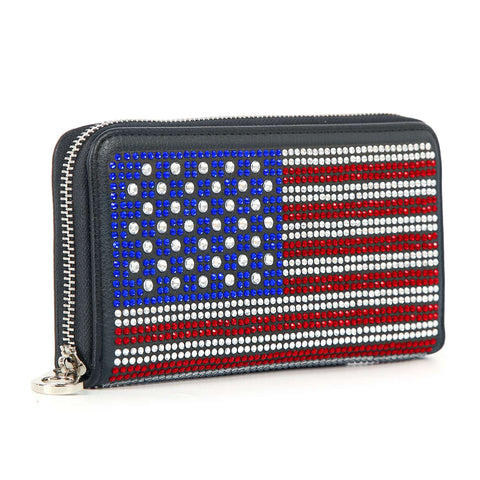 American Flag Bling Wallet