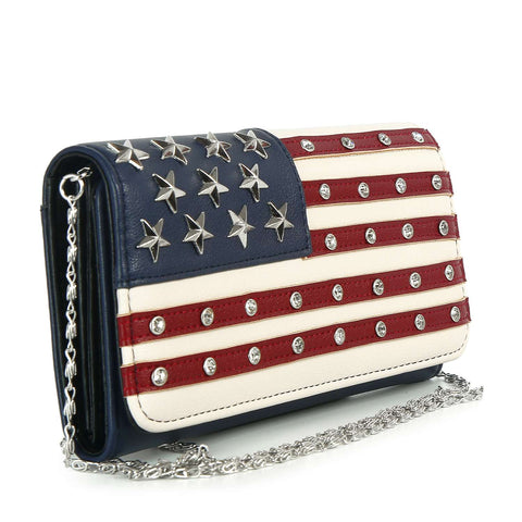 American Flag Classic Wallet Crossbody