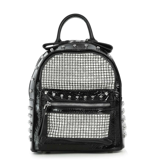 Stud Accented Rhinestone Petite Backpack