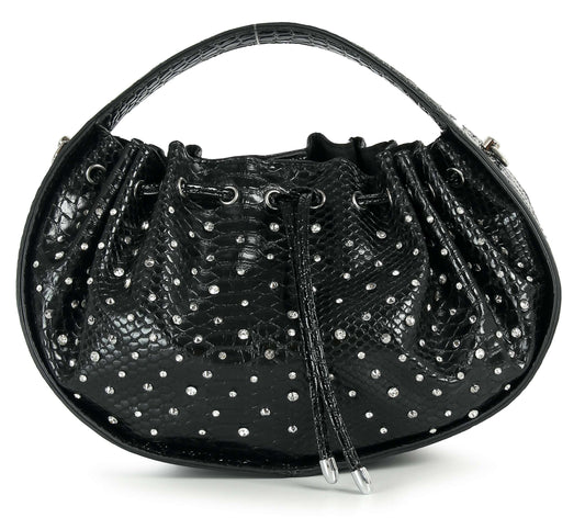Studded Rhinestone Modern Fashion Bag