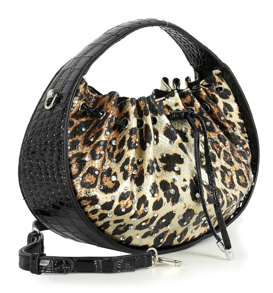Studded Rhinestone Modern Fashion Bag