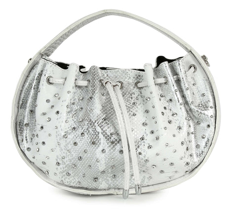 Studded Rhinestone Modern Fashion Bag