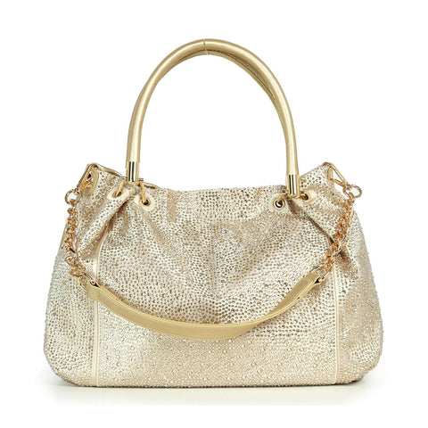 Sparkling Stone Satchel Handbag