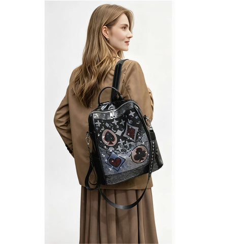 Gaming Pattern Petite Fashion Backpack