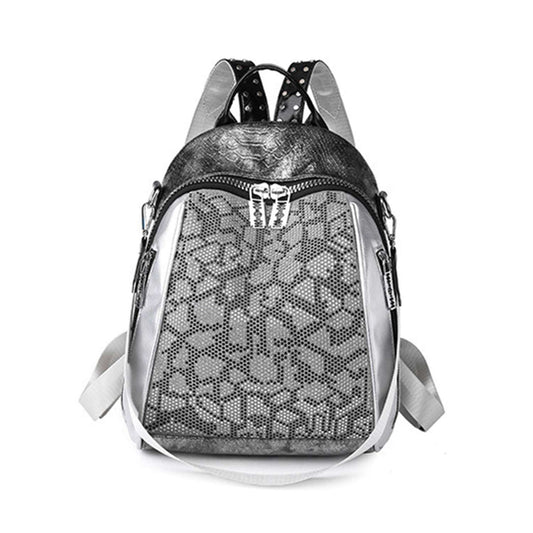 Unique Stone Patterned Petite Fashion Backpack