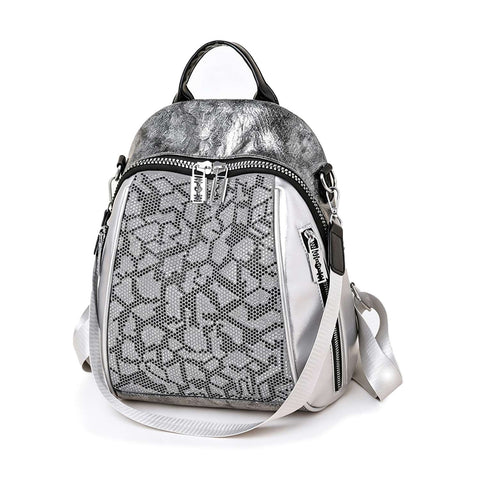 Unique Stone Patterned Petite Fashion Backpack