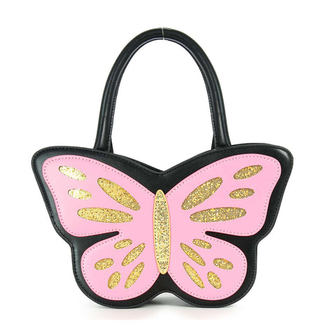Colorful Butterfly Petite Hand Tote