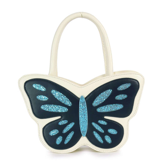 Colorful Butterfly Petite Hand Tote