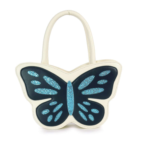 Colorful Butterfly Petite Hand Tote