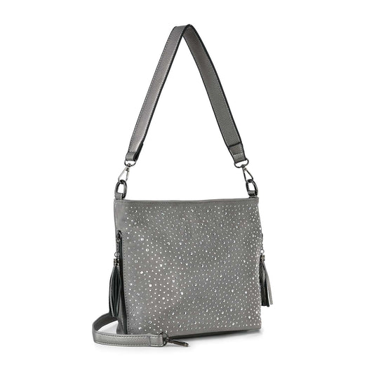 Sparkling Rhinestones Crossbody Sling