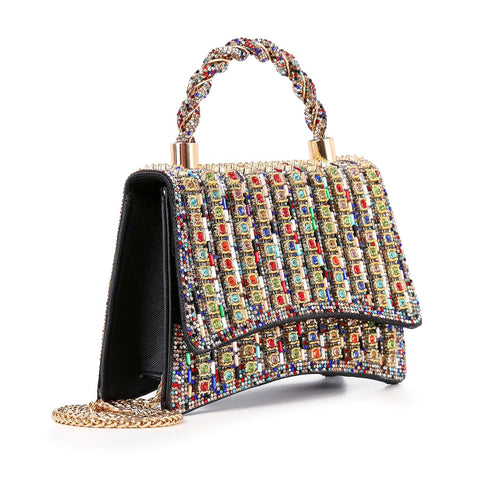 Gorgeous Multi Stone Evening Bag