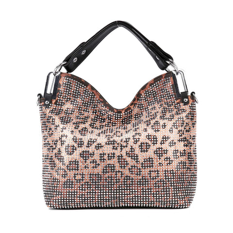 Sparkling Rhinestone Covered Fashion Handbag