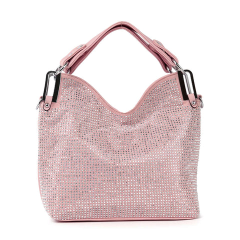 Sparkling Rhinestone Covered Fashion Handbag