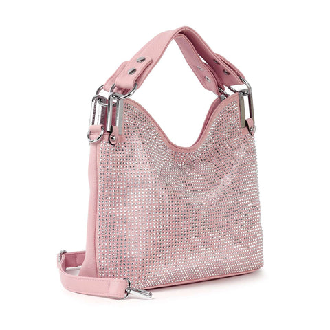 Sparkling Rhinestone Covered Fashion Handbag