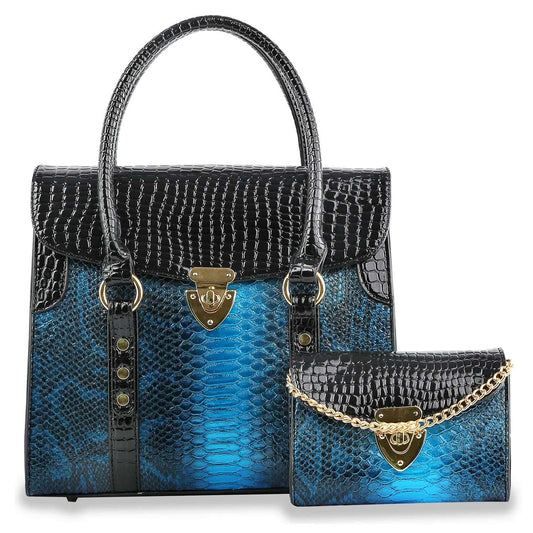 Embossed Unique Hand Tote Set