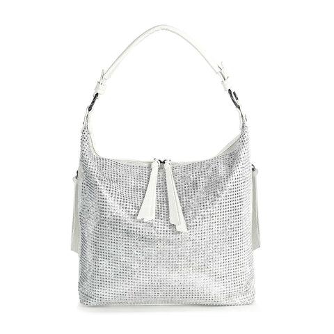 Rhinestone Hobo Handbag