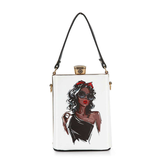 Hip Art Print Petite Hand Tote