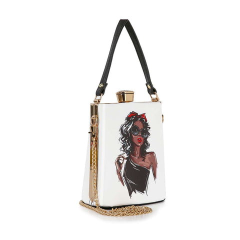 Hip Art Print Petite Hand Tote