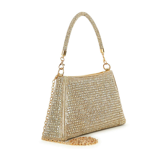 Dazzling Rhinestone Hand Tote