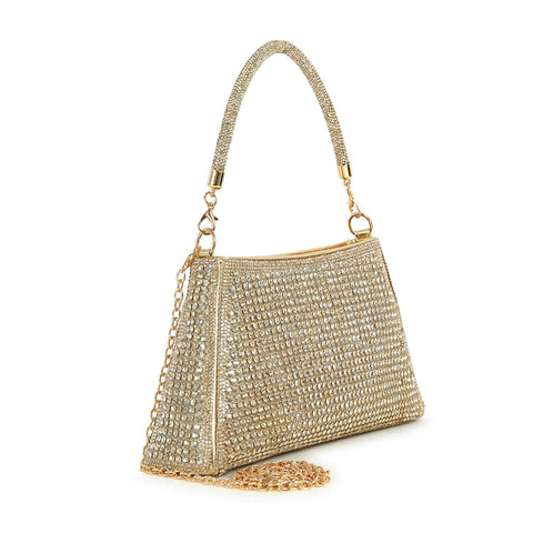 Dazzling Rhinestone Hand Tote