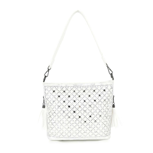 Decorative Rhinestone Hobo Handbag