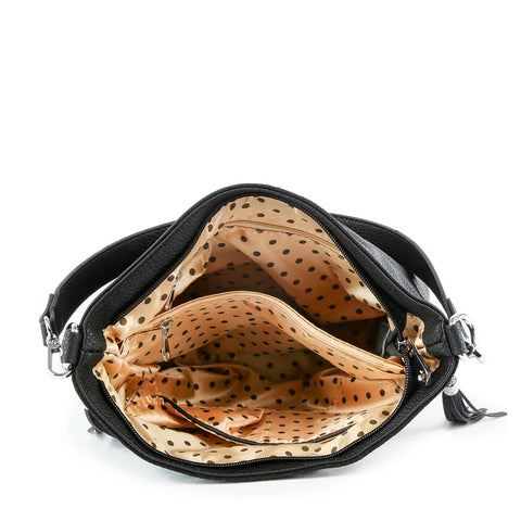 Americana Flag And Love Design Crossbody Hobo