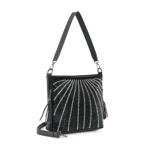 Rhinestone Bling Hobo Crossbody