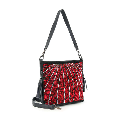 Rhinestone Bling Hobo Crossbody