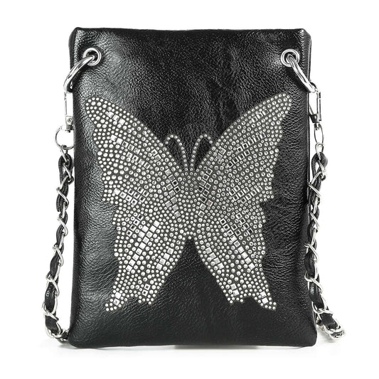 *New Size* Butterfly Design Petite Rhinestone Sling
