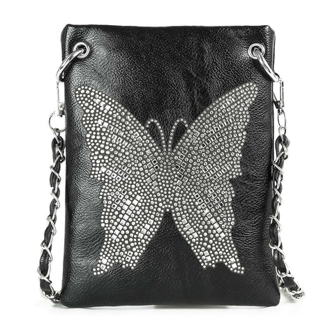 *New Size* Butterfly Design Petite Rhinestone Sling
