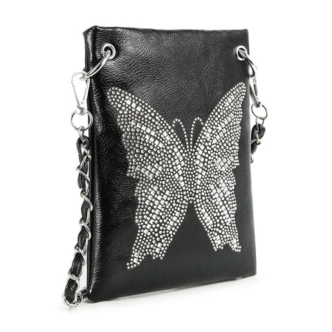 *New Size* Butterfly Design Petite Rhinestone Sling